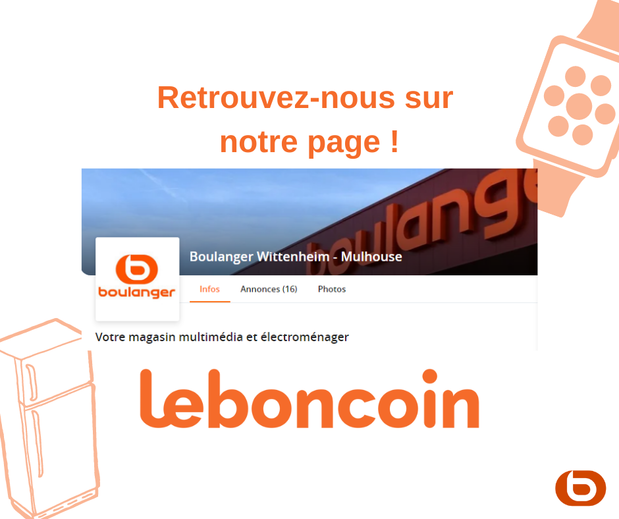 Retrouvez nous sur notre page Leboncoin !
